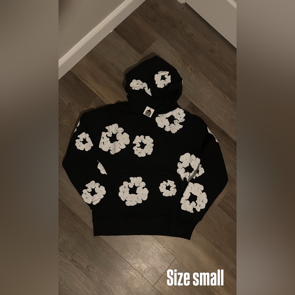 Black and White Floral Men's Sweater